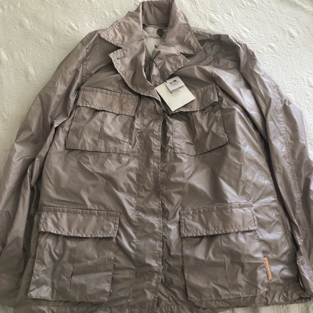 Coach NWT rain jacket with vest
